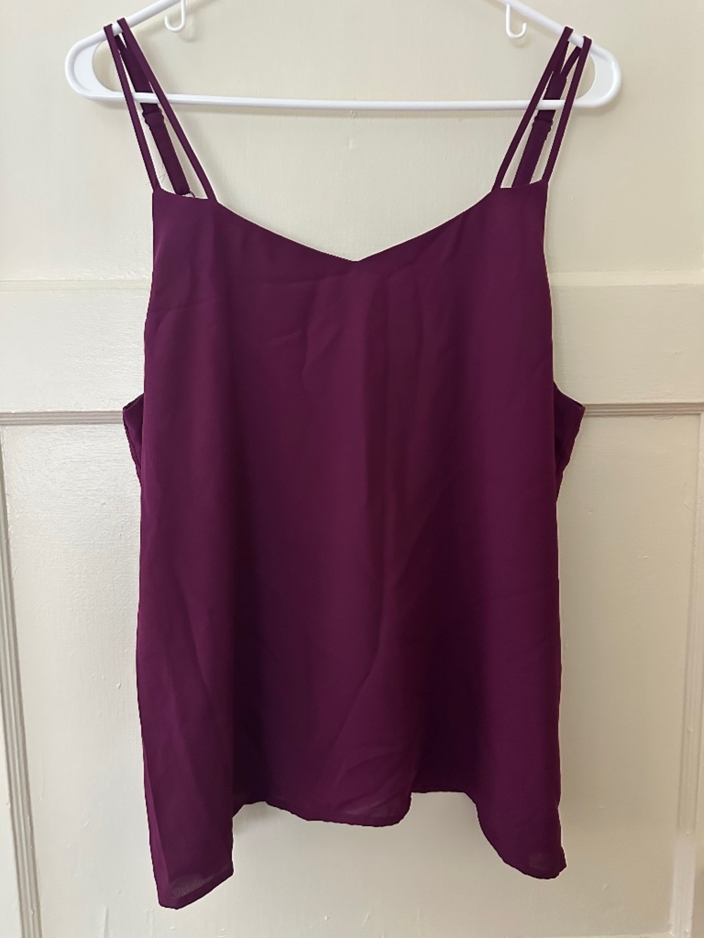 Skies Are Blue Double-Strap Camisole Size Large Petite (LP)
